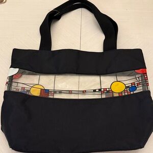 Frank Lloyd Wright Metropolitan Museum Modern Art Tote Bag Coonley Playhouse HTF